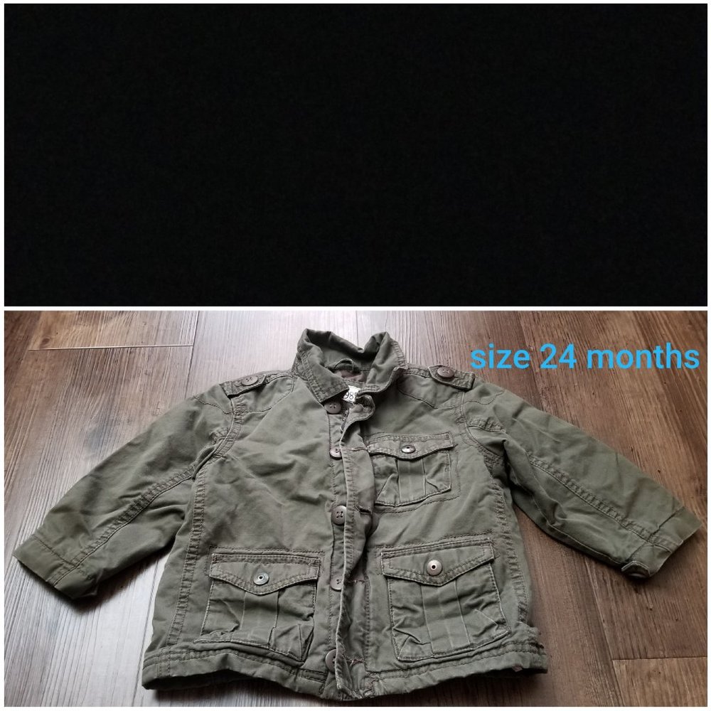 24 month lined army-style jacket